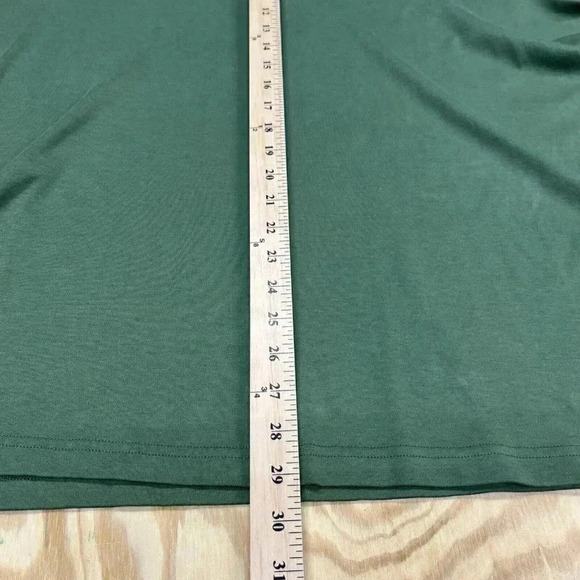 Lands End Shirt Men Size 2XL Green Traditional Fit 100% Supima Polo Long Sleeve - Picture 7 of 9